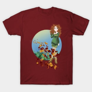 FALL APPLE SCOT PRINCESS T-Shirt